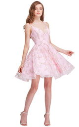 3 of 8 Jadore J16081 Dress Pink