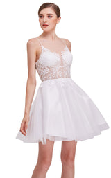 1 of 6 Jadore J16082 Dress Ivory