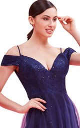 6 of 8 Jadore J16083 Dress Navy