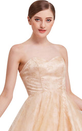 6 of 8 Jadore J16085 Dress Champagne