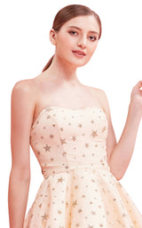 6 of 8 Jadore J16086 Dress Champagne