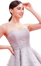 7 of 8 Jadore J16086 Dress Silver