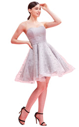 3 of 8 Jadore J16086 Dress Silver