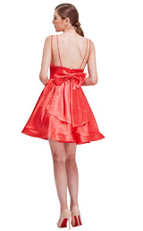 4 of 8 Jadore J16087 Dress Coral
