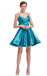 2 of 8 Jadore J16087 Dress Turquoise