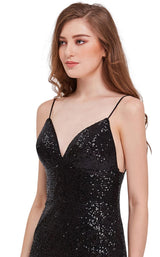 5 of 8 Jadore J16089 Dress Black