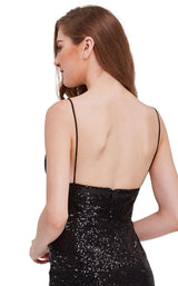 7 of 8 Jadore J16089 Dress Wine