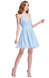 1 of 8 Jadore J16090 Dress Blue