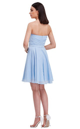 4 of 8 Jadore J16091 Dress Blue