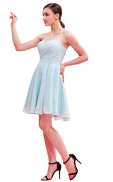 2 of 8 Jadore J16091 Dress Mint