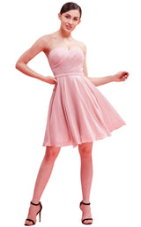 1 of 8 Jadore J16091 Dress Pink