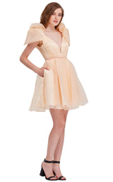2 of 8 Jadore J16092 Dress Peach