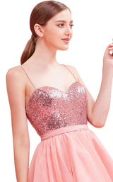 7 of 8 Jadore J16093 Dress Baby-Pink