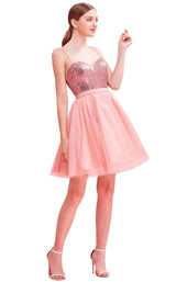 3 of 8 Jadore J16093 Dress Baby-Pink
