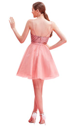 4 of 8 Jadore J16093 Dress Baby-Pink