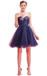 2 of 8 Jadore J16093 Dress Navy