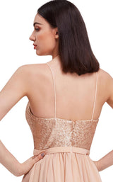 8 of 8 Jadore J16094 Dress Champagne