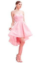 1 of 6 Jadore J16095 Dress Pink