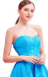 5 of 6 Jadore J16095 Dress Teal