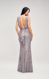 6 of 6 Jadore J17002 Dress Gunmetal