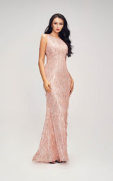3 of 6 Jadore J17003 Dress Pink