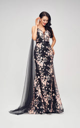 1 of 6 Jadore J17004 Dress Midnight-Rose