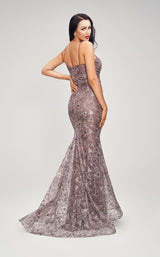 8 of 9 Jadore J17005 Dress Mocha