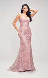 4 of 9 Jadore J17005 Dress Pink