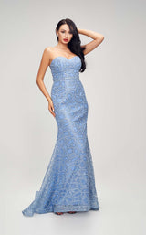 2 of 6 Jadore J17007 Dress Blue
