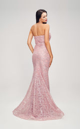 4 of 6 Jadore J17007 Dress Dusty-Pink