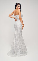 6 of 6 Jadore J17007 Dress Silver