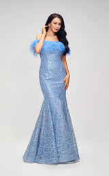 2 of 9 Jadore J17008 Dress Blue