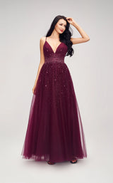 2 of 6 Jadore J17015 Dress Berry
