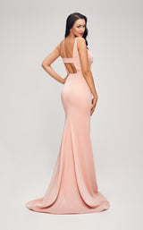 7 of 8 Jadore J17017 Dress Dusty-Pink