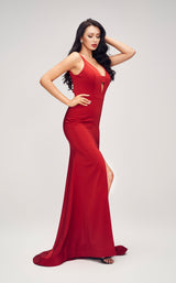 5 of 8 Jadore J17017 Dress Red