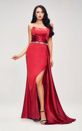 2 of 6 Jadore J17020 Dress Berry