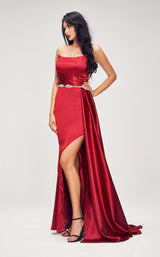 5 of 6 Jadore J17020 Dress Berry
