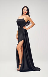 3 of 6 Jadore J17020 Dress Black