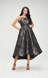 2 of 6 Jadore J17021 Dress Copper-Black