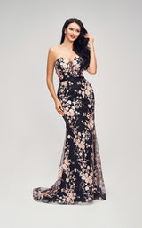 1 of 4 Jadore J17025 Dress Midnight-Rose