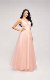 2 of 6 Jadore J17033 Dress Pink