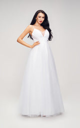 1 of 6 Jadore J17033 Dress White