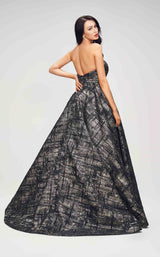 5 of 6 Jadore J17035 Dress Copper-Black