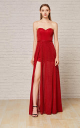 2 of 6 Jadore J18006 Dress Red