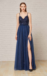 3 of 6 Jadore J18008 Dress Navy