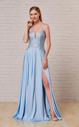 3 of 6 Jadore J18016 Dress Desert-Blue