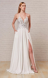 2 of 6 Jadore J18016 Dress Ivory