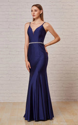 3 of 5 Jadore J18017 Dress Navy