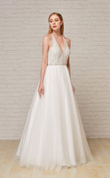 1 of 6 Jadore J18025 Dress Ivory