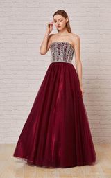 2 of 4 Jadore J18029 Dress Berry
